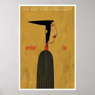 Prestige Chic Poster Moderne abstrakte Frau –