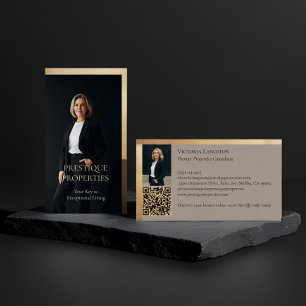 Prestige Luxus Immobilienanwälte Kanzlei Gold & Bl Visitenkarte