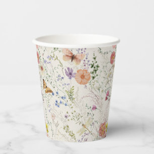Prestige Wildblume Blumenkohl Brautparty Pappbecher