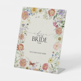 Prestige Wildblume Floral Brautparty Beratung Sockelschild