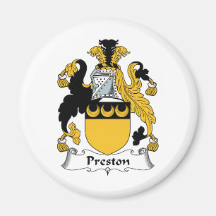 Preston Familienwappen Magnet