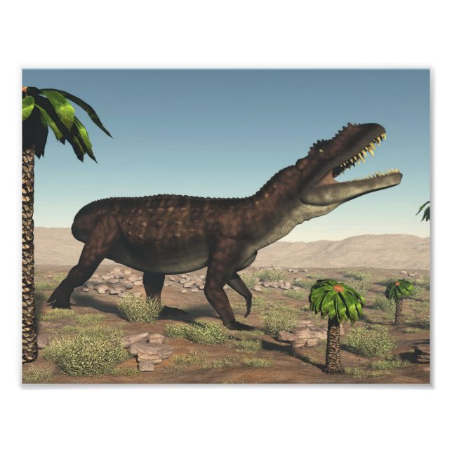 Prestosuchus dinosaur - 3D rendern Fotodruck (Vorne)