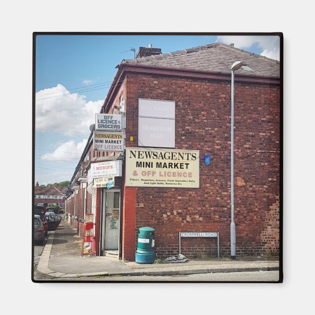 Prestwich - Munirs Mini-Market-Magnet Magnet (Vorne)