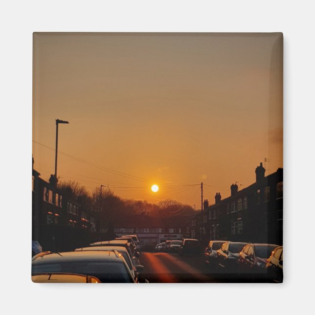 Prestwich Sunset Magnet (Vorne)