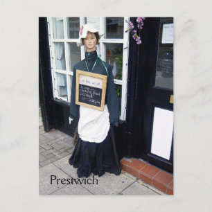 Prestwich Tea Maid Postkarte