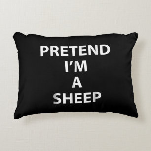 Pretend im a sheep   Halloween Funny Dekokissen