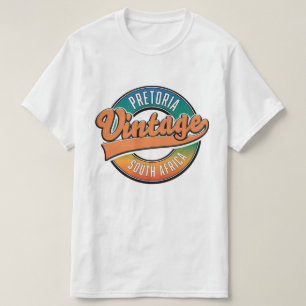 Pretoria Südafrika Vintage-Logo T-Shirt