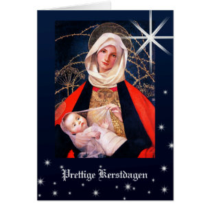 Prettige Kerstdagen. Christmas Card in Dutch