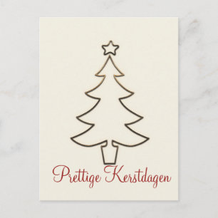Prettige Kerstdagen Postkarte