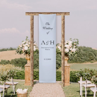 Pretty Fabric Wedding Welcome Banner - Lavender