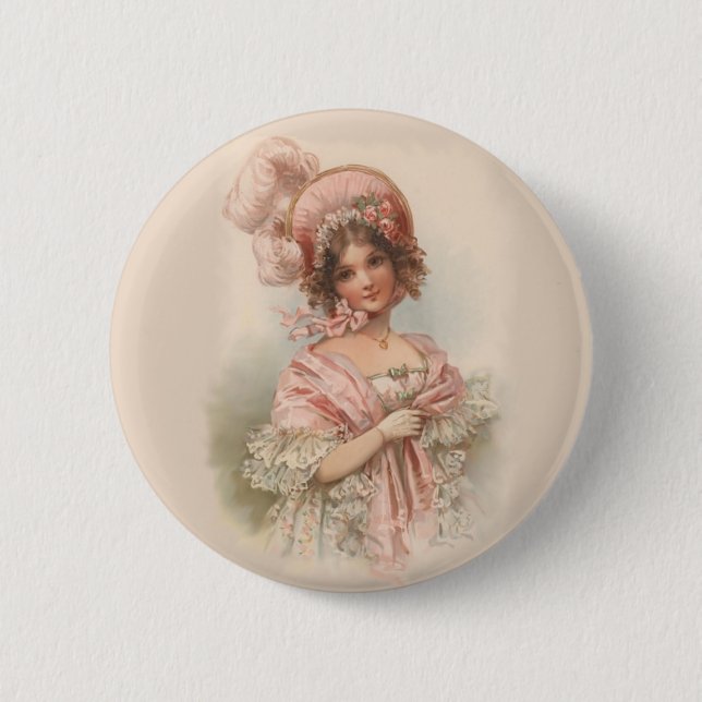 Pretty in Pink Button (Vorderseite)