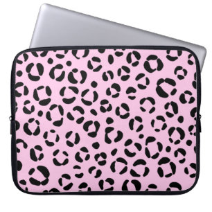 Pretty in Pink Tierdruck Laptopschutzhülle