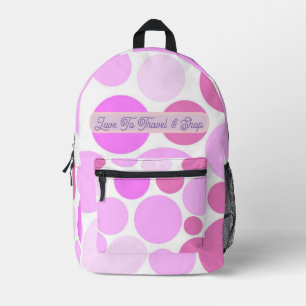 Pretty In Polka Dots Kollektion - Damen Bedruckter Rucksack