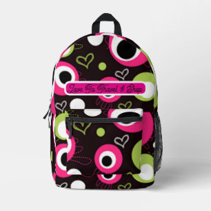 Pretty In Polka Dots Kollektion - Damen Bedruckter Rucksack