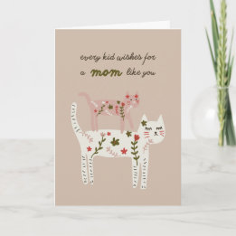 Pretty Kitties Mother's Day card Karte