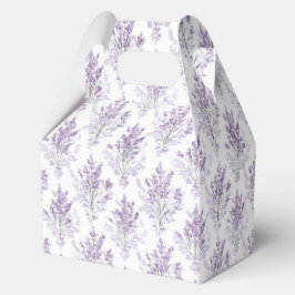 Pretty Lavender Flowers Wedding Geschenkschachtel