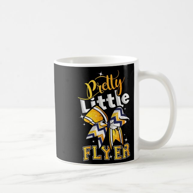 Pretty Little Flyer Cheer Cheerleading Team  Kaffeetasse (Rechts)