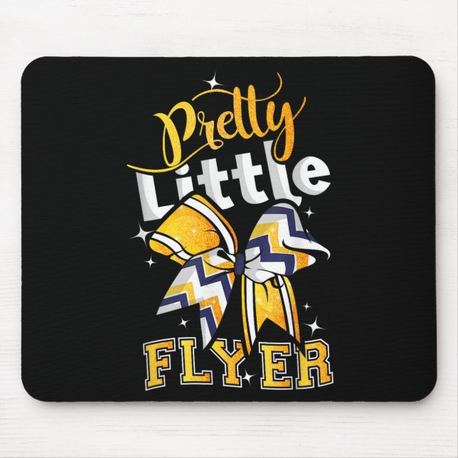 Pretty Little Flyer Cheer Cheerleading Team  Mousepad (Vorne)