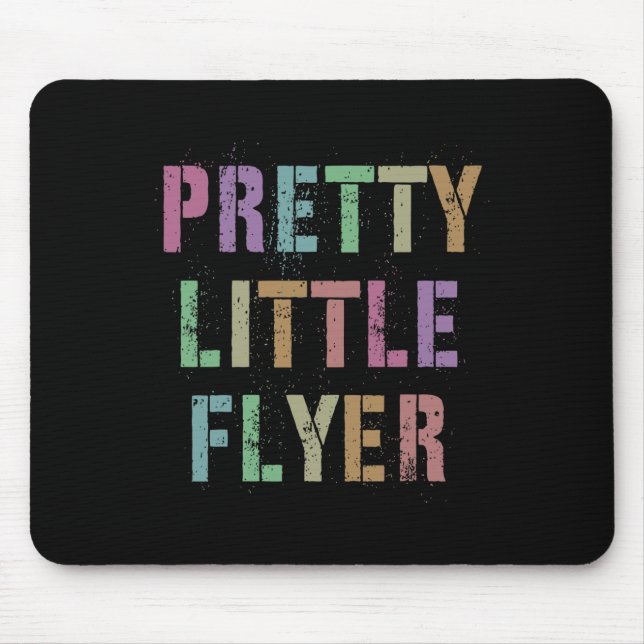 Pretty Little Flyer Cheerleading Team Cheerleaderi Mousepad (Vorne)
