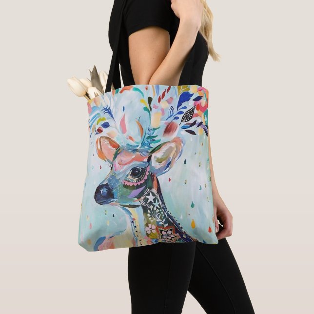 Pretty Modern Deer Art Flower Antlers (Von Nahem)