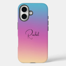 Pretty Ombre Personalized Phone iPhone 16 Hülle