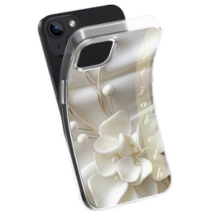 Pretty Pearl Glam benutzerdefinierter Name iPhone 13 Hülle