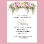 Pretty Pink and White Peony 40th Birthday Einladung<br><div class="desc">Celebrate a special milestone with this elegant 40th birthday party invitation featuring a beautiful floral design inspired by soft peonies, delicate blossoms, and graceful eucalyptus greenery. The romantic botanical style creates a sophisticated and feminine look that is perfect for a stylish birthday celebration with family and friends. This chic floral...</div>