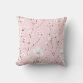 Pretty Pink White Flowers Kissen