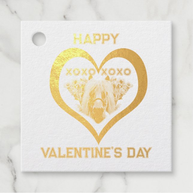 Pretty Pony in Red Valentine's Day for Kids  Geschenkanhänger (Vorderseite)