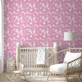 Pretty white love hearts wallpaper tapete