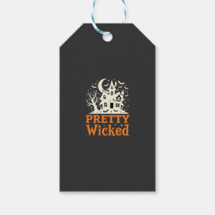 Pretty Wicked Halloween Haunted House_1 Geschenkanhänger