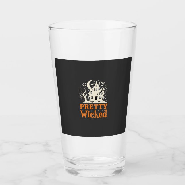 Pretty Wicked Halloween Haunted House_1 Glas (Vorderseite)