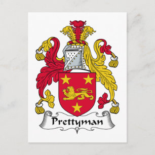 Prettyman Familienwappen Postkarte