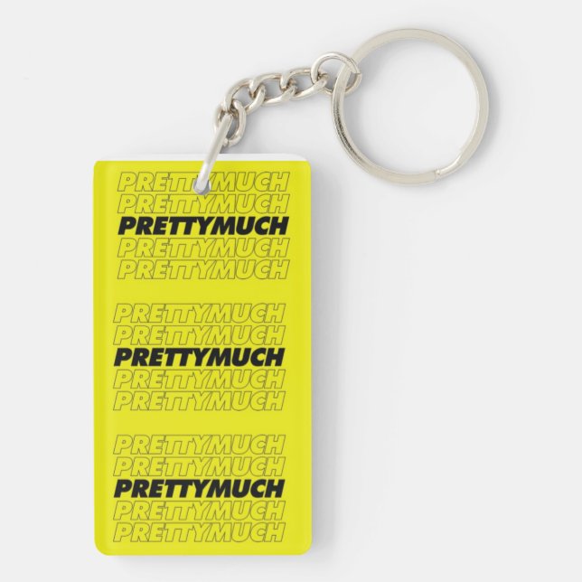 PRETTYMUCH Schlüsselanhänger (Rückseite)