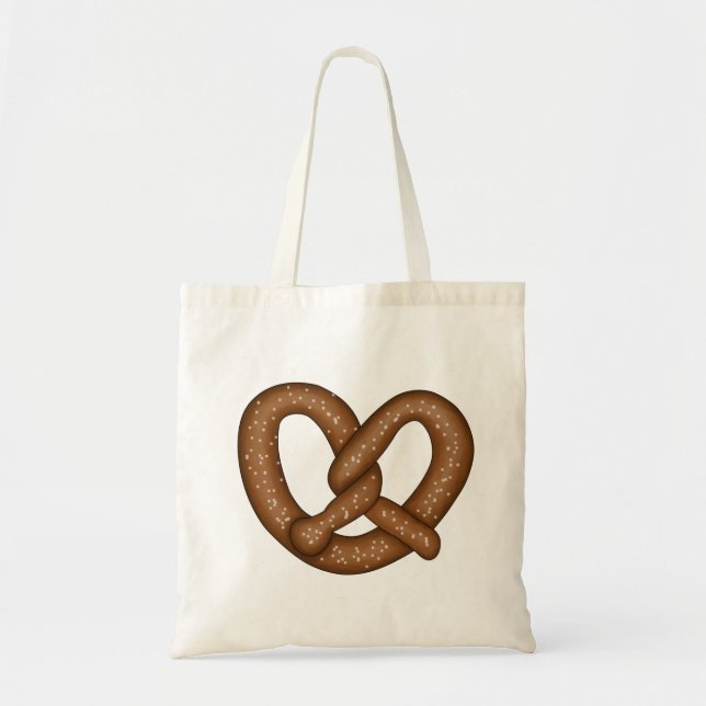 Pretzel Canvas Bag Tragetasche (Vorne)