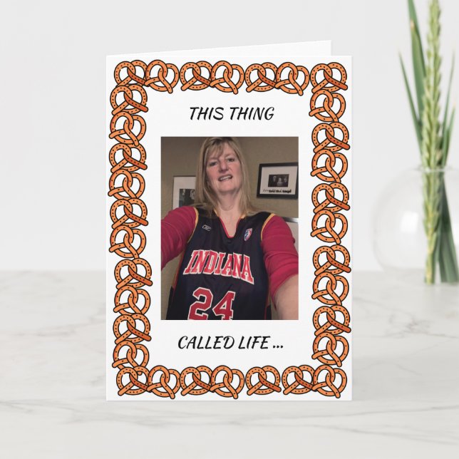 Pretzel Card for Deb's Retirement Edition 3 Karte (Vorderseite)