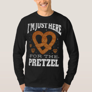 Pretzel Lover Funny bin ich gerade hier für die Br T-Shirt