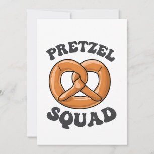 Pretzel Squad Funny Oktoberfest Pretzel Lover Germ Einladung