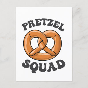 Pretzel Squad Funny Oktoberfest Pretzel Lover Germ Postkarte
