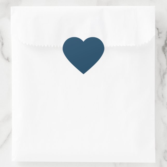 Preussan Blue Herz-Aufkleber (Tasche)