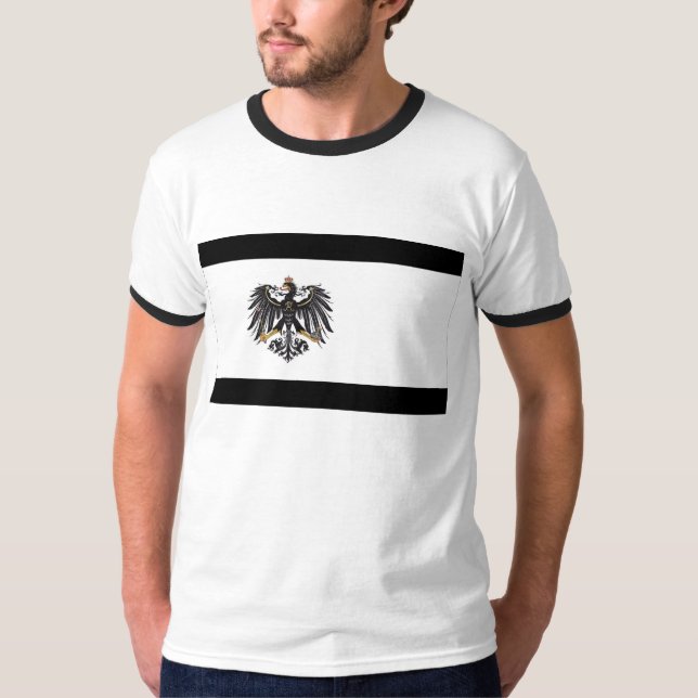 Preussen (1892-1918) Preußen-Flagge T-Shirt (Vorderseite)