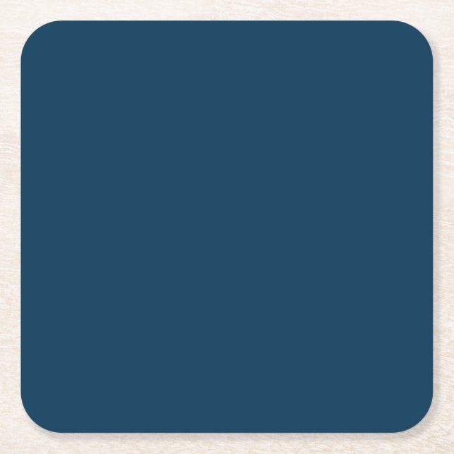 Preußen Blue Solid Paper Untersetzer (Vorderseite)