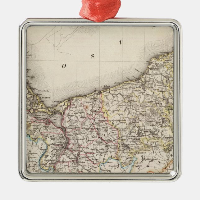 Preußen, Deutschland, Polen 4 Silbernes Ornament (Vorne)