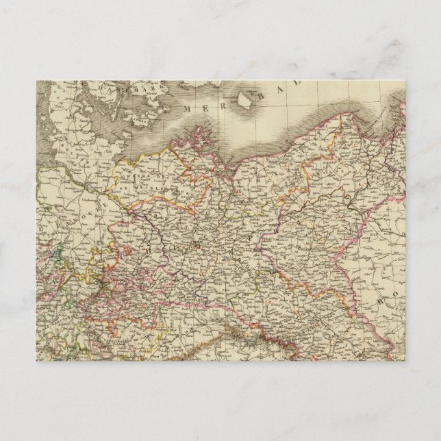 Preußen, Deutschland, Polen Postkarte (Vorderseite)