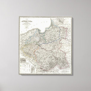 Preussen, Posen, Polen Leinwanddruck