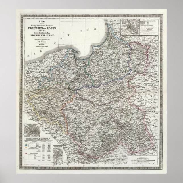 Preussen, Posen, Polen Poster (Vorne)