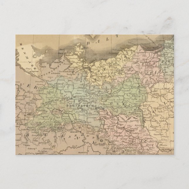 preußische Staaten Postkarte (Vorderseite)