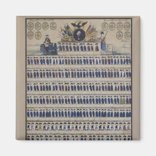 preußische Uniformen aus der Zeit Frederick Magnet