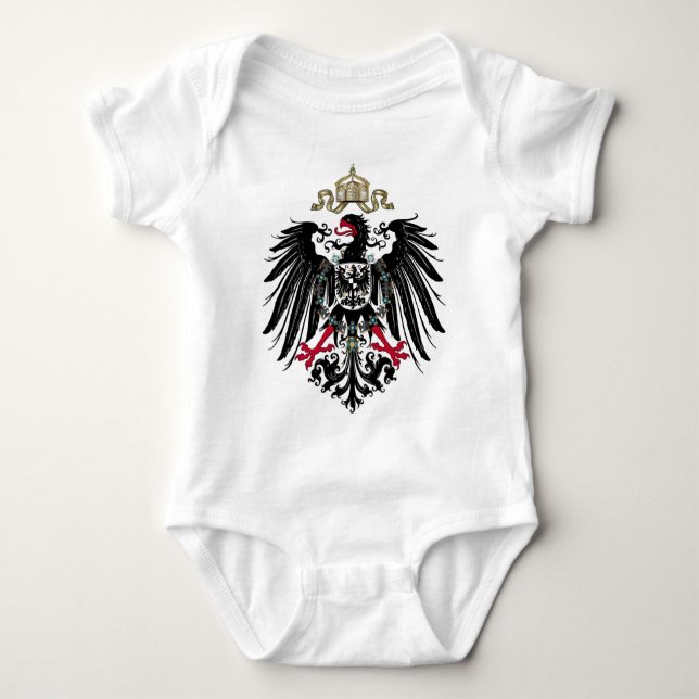 Preußischer Adler Baby Strampler (Vorderseite)