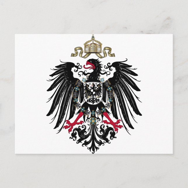 Preußischer Adler Postkarte (Vorderseite)